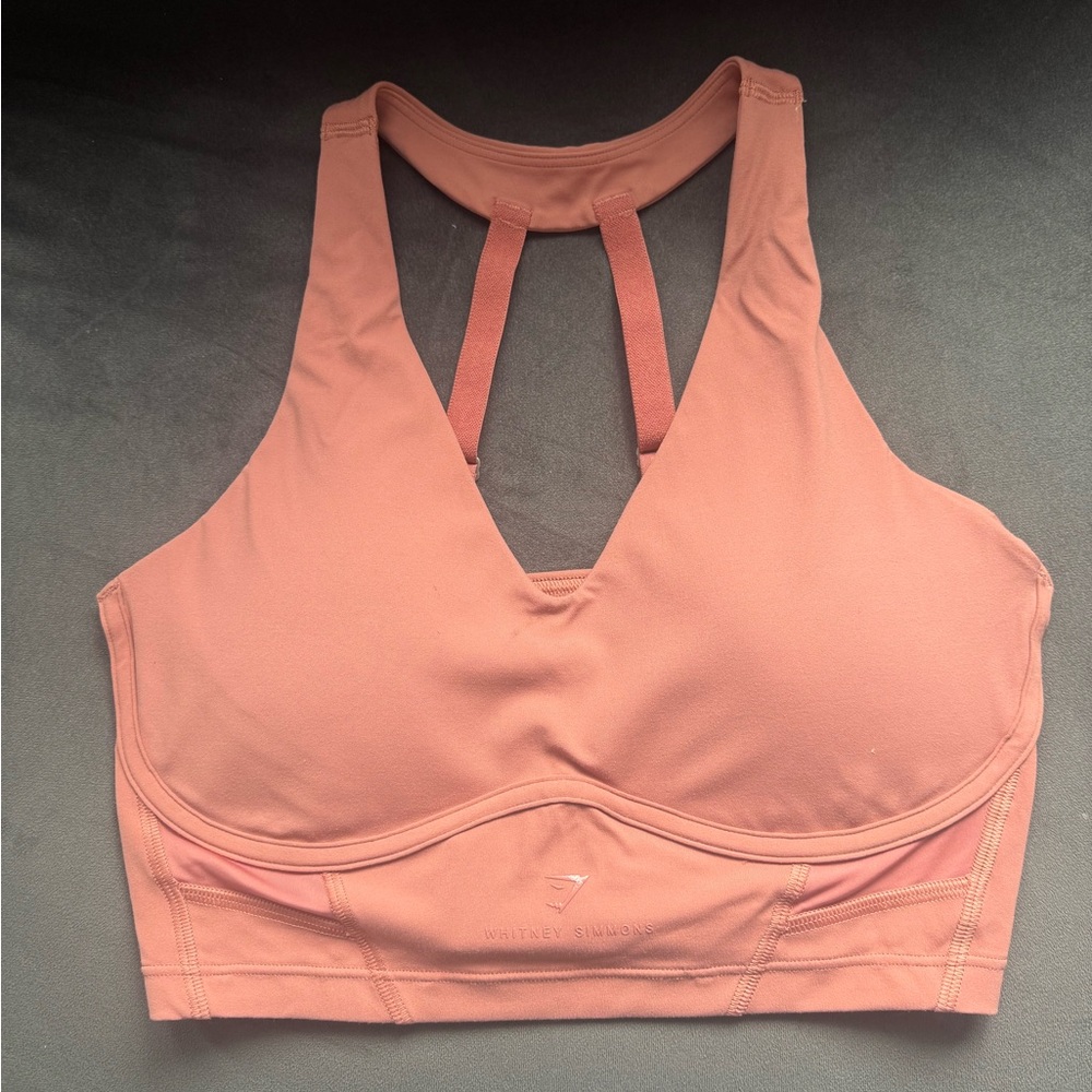 Gymshark x Whitney Simmons Coral Sports Bra